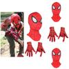 Entusiasmante Set Maschera Integrale e Guanti Cosplay di Spiderman per Feste in Costume per Bambini