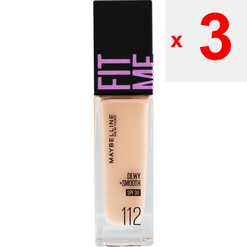 MAYBELLINE NEW YORK Maybelline Fit Me Liquid Foundation D N112 Pleťový make-up Po ošetření pleti pleťovým mlékem a primerem vezměte vhodnou amo