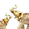 Big and Small Elephant Figurines Sculpture Tabletop Decoration Collection for