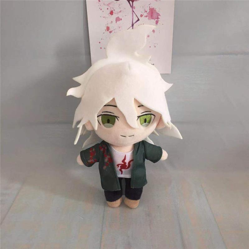 

Cute Danganronpa Plush Doll 20cm Nagito Komaeda Chiaki Nanami Kokichi Oma Soft Stuffed Toy Cute Anime Figure Plushie Collectible Gift for Fans Kids 20cm белый