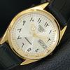 AUTOMATIC VINTAGE REFURBISHED SEIKO 5 JAPAN MENS SILVER DIAL WATCH A444078-1