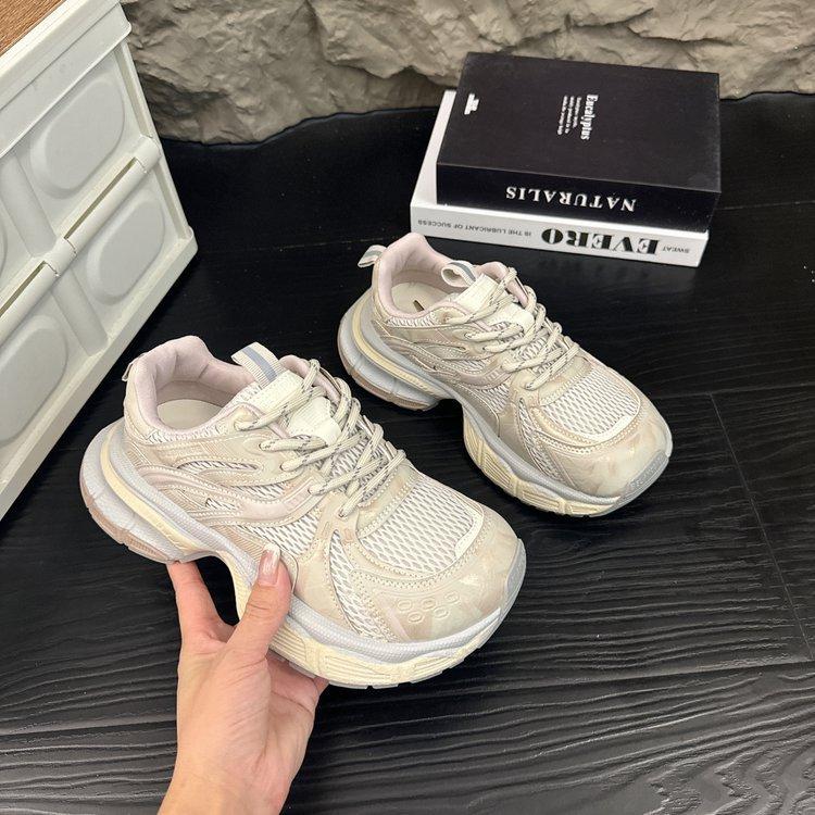 [Fanfna] 2025 autumn new mesh platform Paris dad shoes women's versatile sports shoes fashion casual shoes