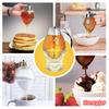Honey Dispenser Pot Container Cup Juice Syrup Kettle Kitchen Bee Drip Rack Stand Portable Storage Pot Transparent Container