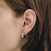 [Edition Y] Volume Hoop Silver (W) Earrings HL6E42603W9XXX