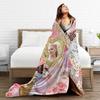 Wicked 2 Musical Movie Glinda Plush Blanket Boy Girl  Flannel Throw Blanket For Bedroom Warm Soft Custom Quality Bedspread