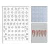 Innovative Nail Stickers Nail Stencils Decals For Personalizing Looks Quick Setups Vibranted Colors Safe For Daily Use