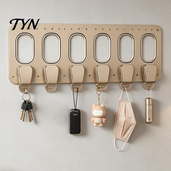 Organizzatore Chiavi Ispirato all'Aviazione Appeso a Parete con Design Fibbia Cintura di Sicurezza Aereo per Ingresso, Regalo Unico per Viaggiatori Frequenti Supporto Staccabile
