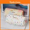 Colored Pattern Dot Cosmetic Bag Pencil Case With Spacious Interior Use Daily