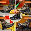 Safety boots New mountaineering safety boots Anti-smashing and anti-piercing knob buckle fashionable work boots