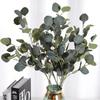 Artificial Leaves Eucalyptus Robusta Smith For Wedding Party Decor