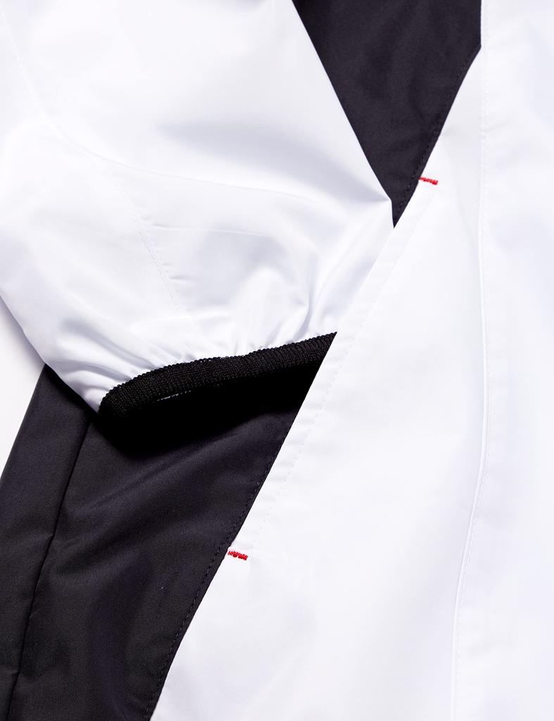 ZETT Baseball Long Sleeve White x Navy XO BOV331 V-Neck Jumper, (1129A)