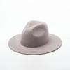 Autumn and winter new multi-color decorative with delicate wool jazz top hat casual fashion felt jazz hat