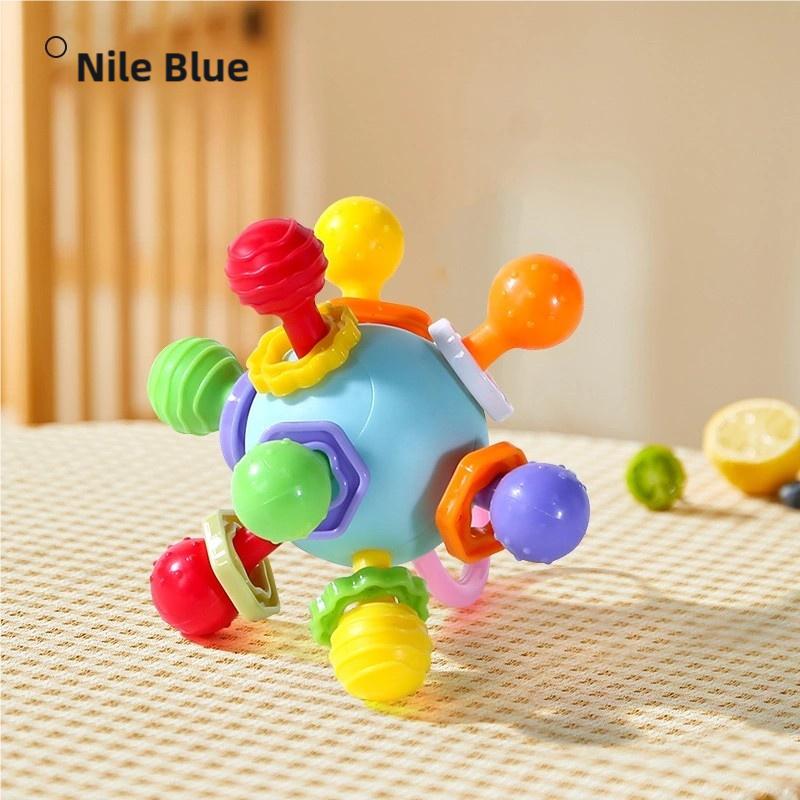 Manhattan Hand Ball Baby Educational Early Education Chewable Teether Molar Stick 0 to 1 Year Old 3 to 6 Months Baby Toys