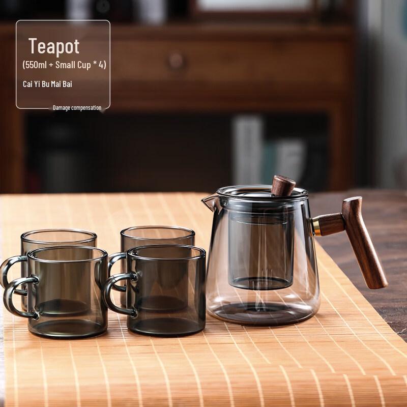 ZISIZ Glass Boiling Tea Pot