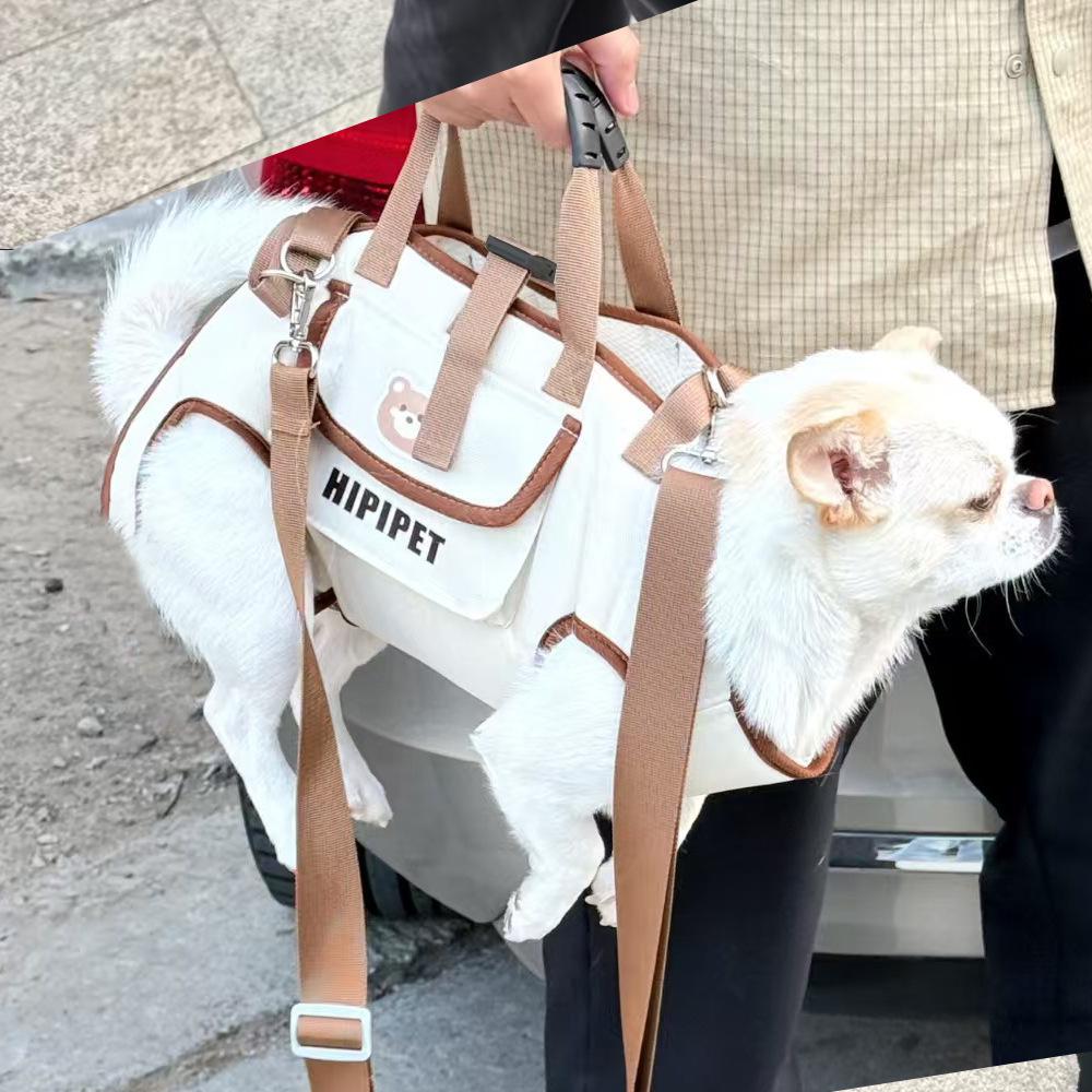 Τσάντα Μεταφοράς Κατοικίδιων Ζώων Crossbody Σακίδιο Πλάτης για Σκύλους & Γάτες - Αναπνεύσιμη, Πολυλειτουργική, Σχεδίαση Μονής Επωμίδας