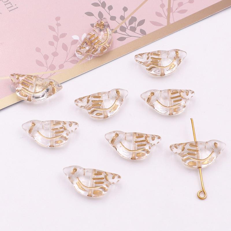 Retro Acrylic Bead DIY Phone Chain Keychain Necklace Clothing Accessories
