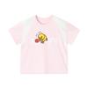 B. Duck yellow duck children's clothing daily sweat absorbing short sleeved comfortable casual top for male and female babies