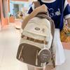 School bag for girls, primary school students, children's high-value color matching, high-quality fashion for middle school students, backpack
