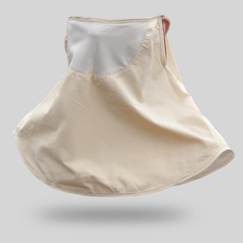 

Outdoor Sun Protection Cap With Flap And Waterproof Material For Fishing And Hiking Beige Mask