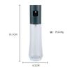 Stainless Steel Spray Oil Bottle with Glass, Hand-pressed Spray Oil Bottle, Oil Control Bottle, Kitchen Tools, Healthy Diet