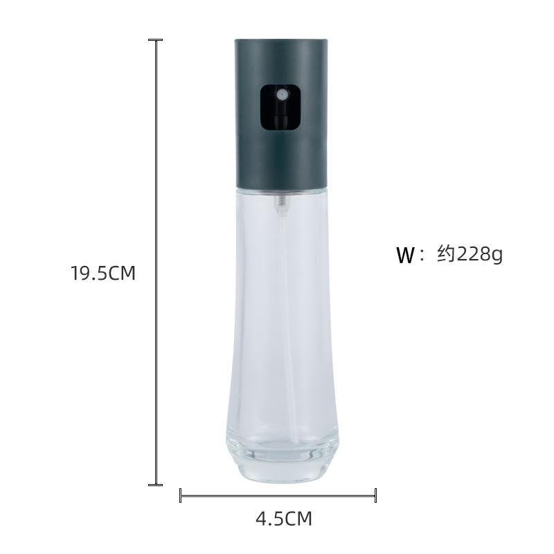 Stainless Steel Spray Oil Bottle with Glass, Hand-pressed Spray Oil Bottle, Oil Control Bottle, Kitchen Tools, Healthy Diet