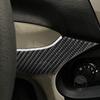 For Ford Fiesta 2011 2012- Real Carbon Fiber Left central control panel Trim Car Interior Stickers Decoration Accessories