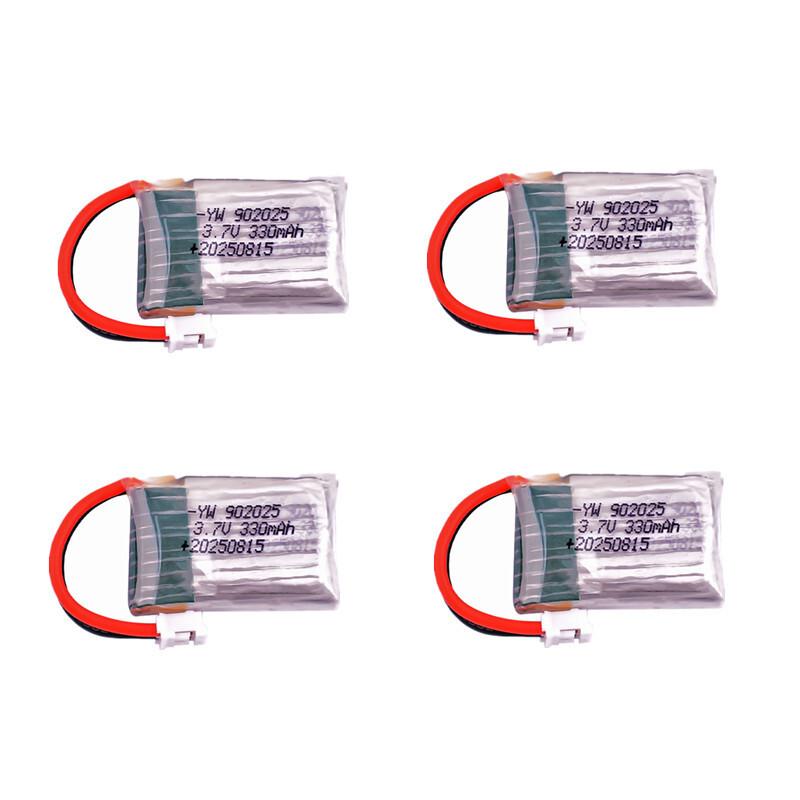New Upgrade 902025 3.7V 330mAh PH2.0 Mini Drone Battery For Mini RC Quadcopter RC Car Mini RC Toys Parts Battery with Charger