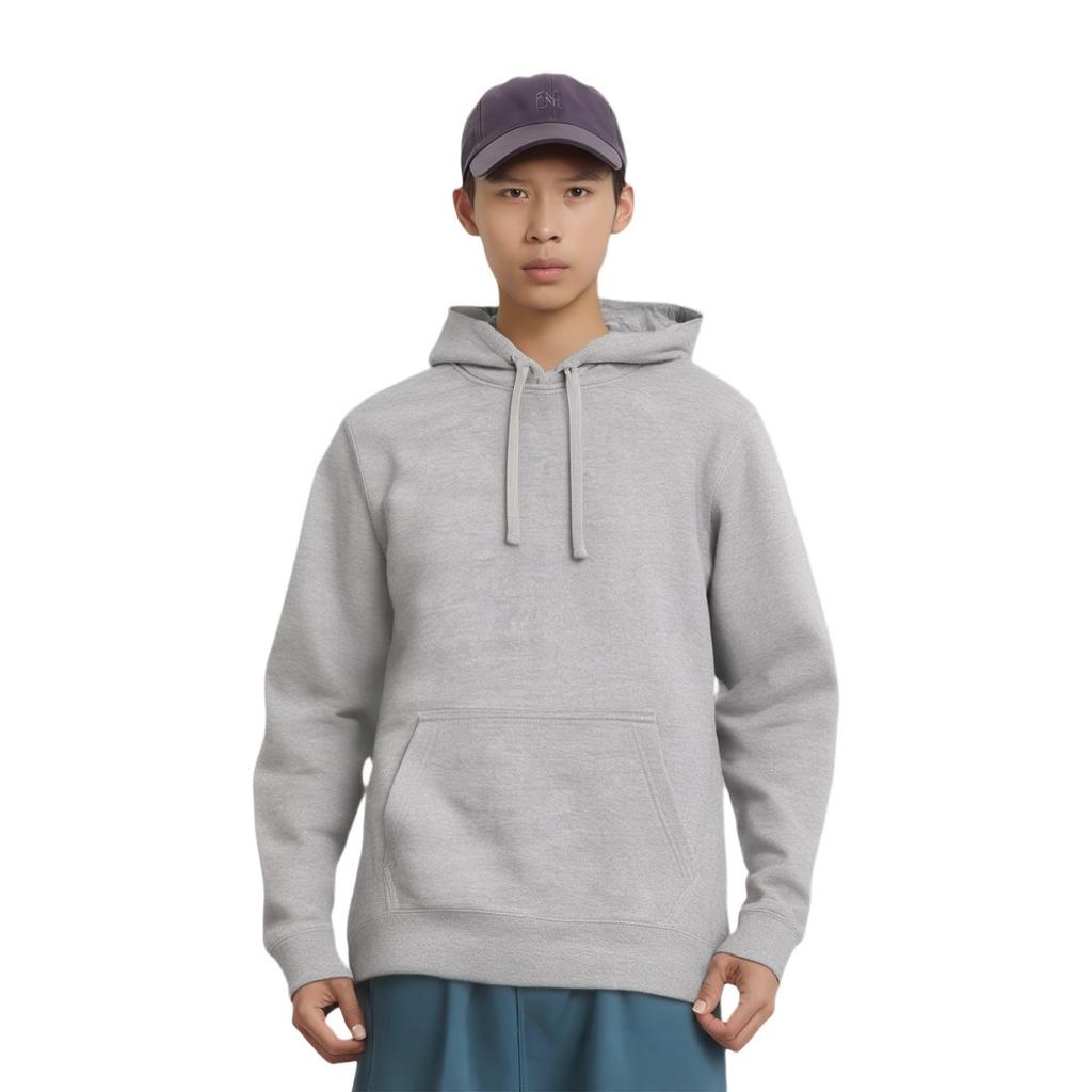 Nike Sweatshirts Men's Gray Hooded Moderate Regular BV6166-063