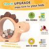 Wooden Dinosaur Piggy Bank For Toddlers, For Kids Boys, Cute Wood Dino Money Bank, Personalized Gift Present
