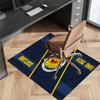 1pc Football Club Logo Print Area Rug - Soft, Washable Non-Slip Indoor Mat for Office Chairs, Living Room, Home Office Decorative Rug