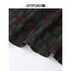 JOY SPEAKER Damen-Kleid mit Retro-Print, langen Ärmeln und mittlerer Länge