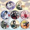 Anime Naruto Badge Set Itachi Uchiha Madara Obito Zabuza Minato Namikaze Cartoon Tin Pin Cosplay Accessories For Fans