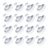 16 Pieces Quilt Fixing Clips Heart Shape Removable Comforter Fastener Duvet Blanket Bedding Holder Pins for Home Use
