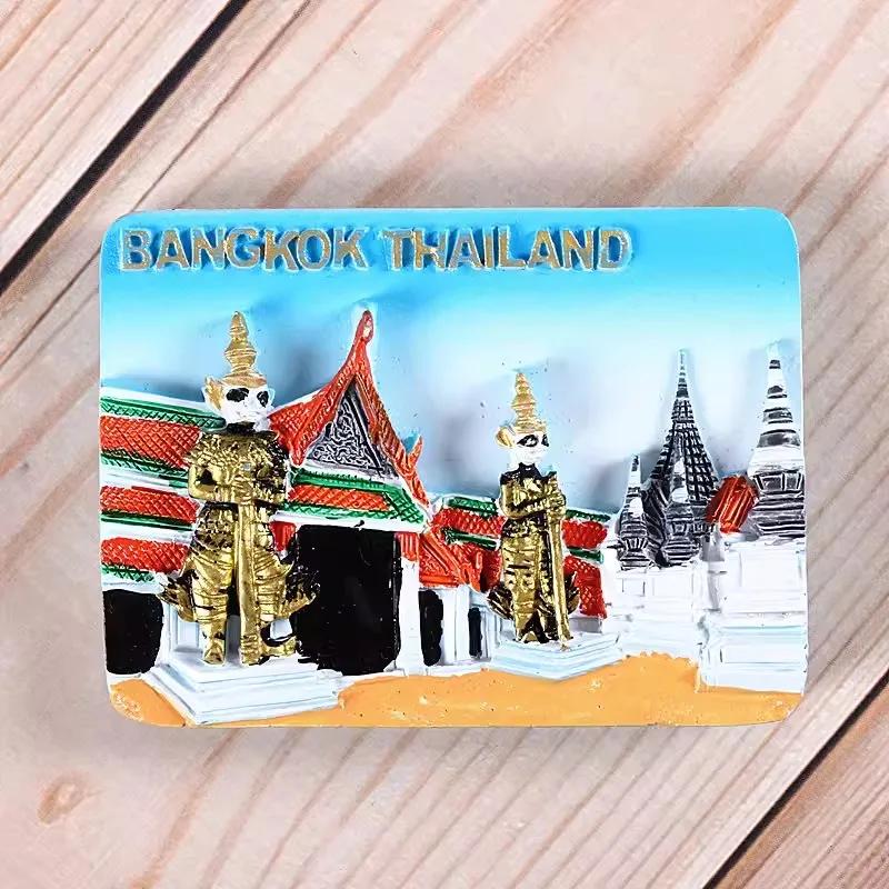 Singapur Reise Souvenirs Merlion Kühlschrankaufkleber Thailand Malaysia Kuala Lumpur Kühlschrankmagnete Wohnkultur Hochzeitsgeschenke