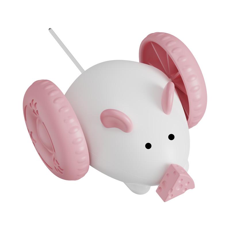 Electric Racing Mouse Cat Teaser Toy - Wireless Pet Simulation Mouse