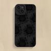 Black Sunflower Pattern Tpu Phone Case For  Mi 14T 13T 12T Pro 14 13 12 11 Lite 5G NE Poco F6 F5 X5 M6 Pro 4G Soft Cover
