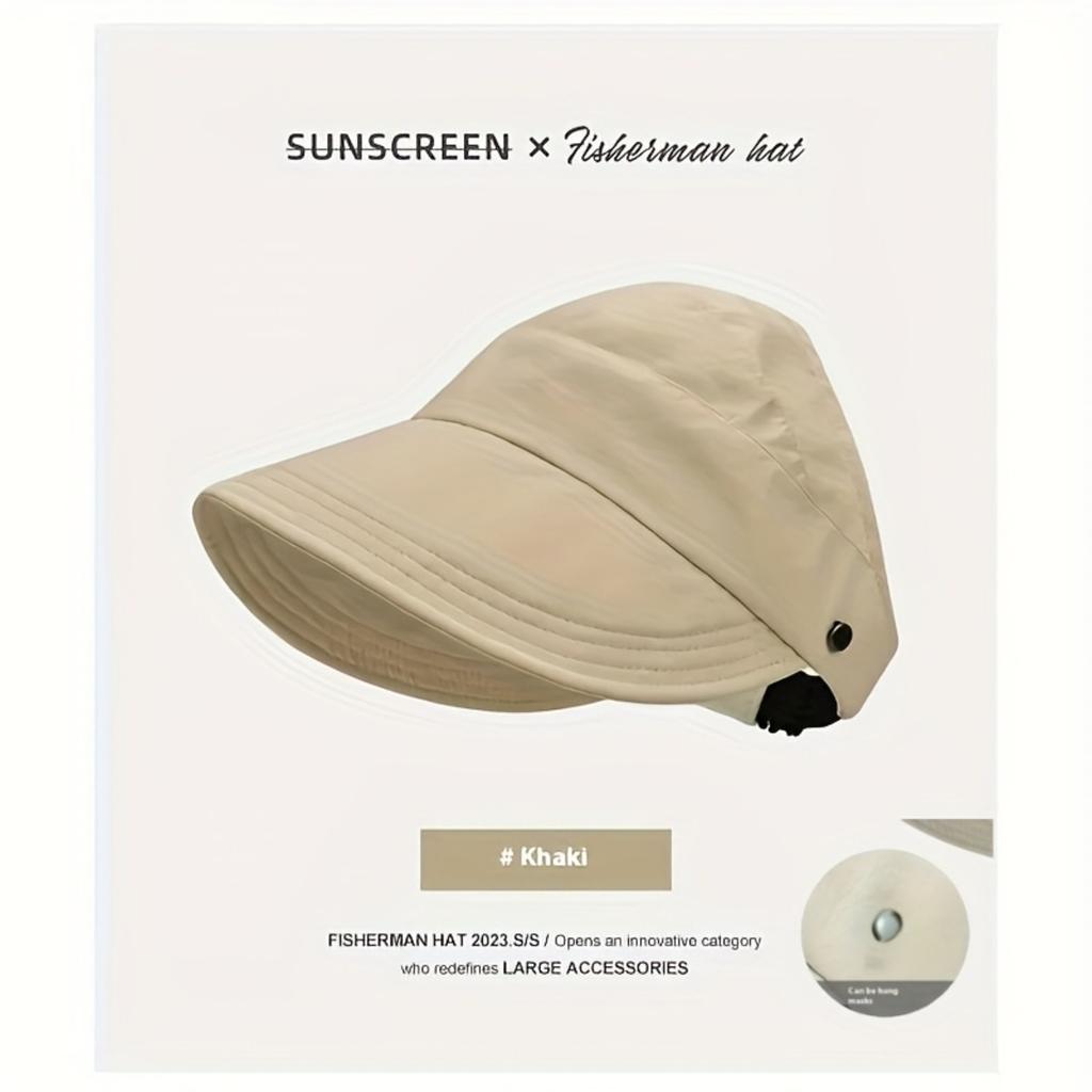 Breathable Sun Hat | Outdoor Sports Quick Drying Adjustable Ponytail Hat | Lightweight and Foldable, Wide Edge | Very Suitable for Cycling and Hiking