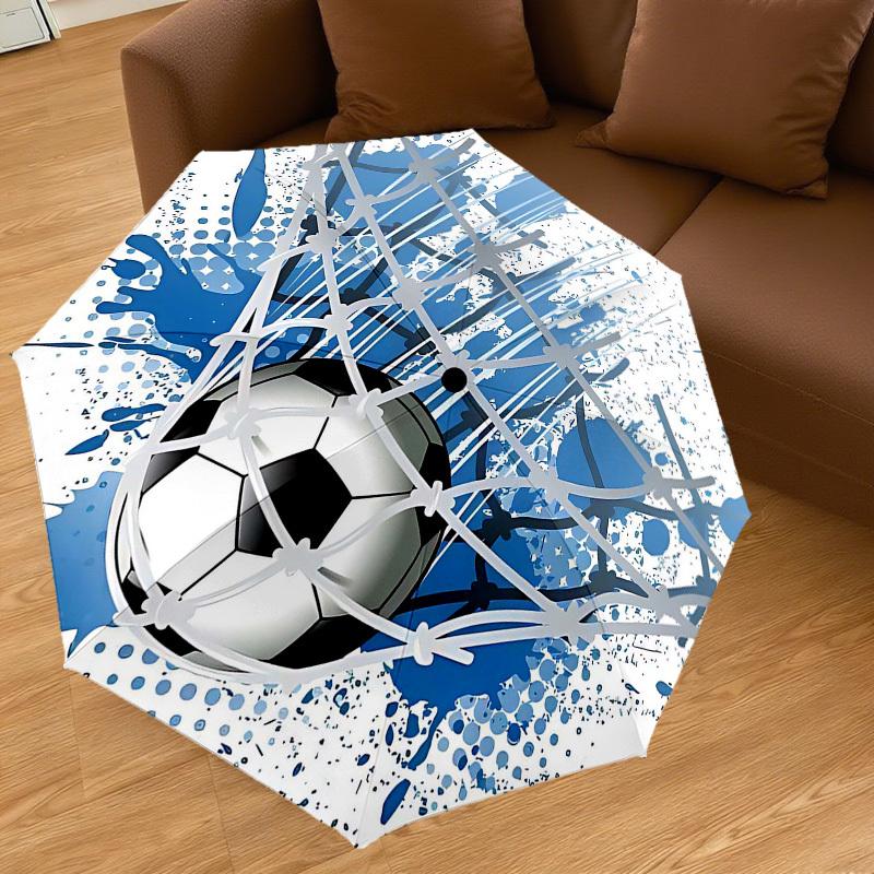 1PC Soccer Ball Net Umbrella-8-Rib Reinforced Portable Folding Travel Suitable for All Seasons Outdoor Daily Use-H0327
