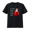 Christmas Theme Do Not Eat The Yellow Snow Funny Elf Print T Shirt Vintage Washed Top For Everyday Wear Versatile Casual