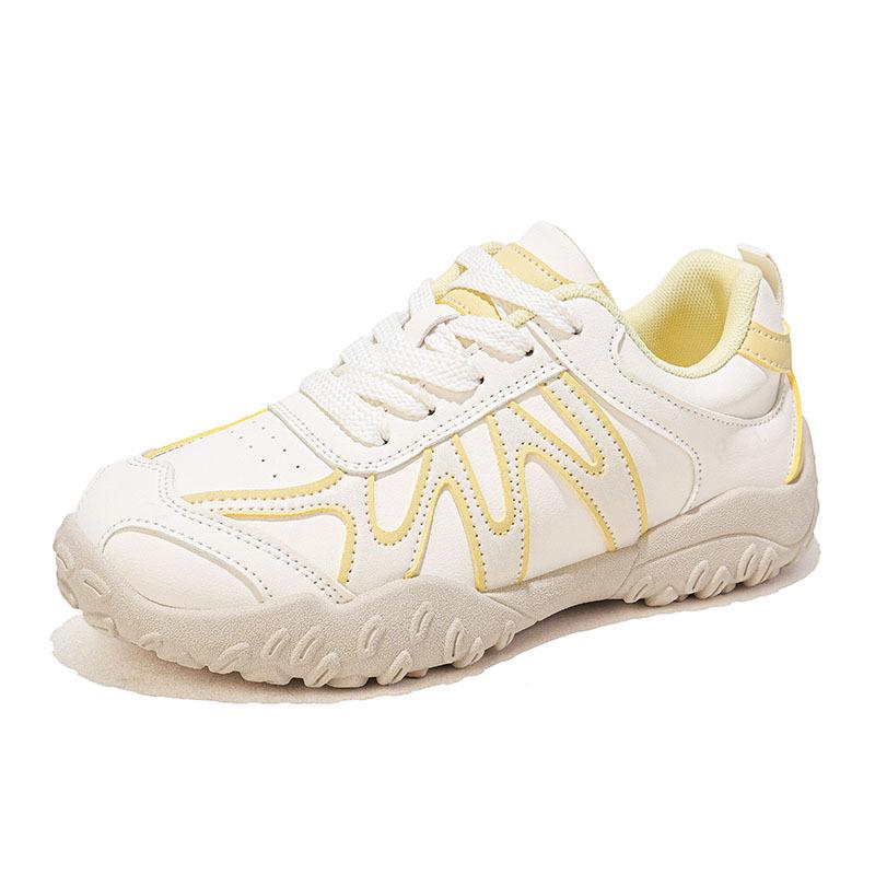 Herbst neue atmungsaktive Mesh-Freizeitschuhe rutschfeste Outdoor-Wanderschuhe runde Spitze Sportschuhe