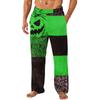 Men's Halloween Printed Casual Pants with Pockets