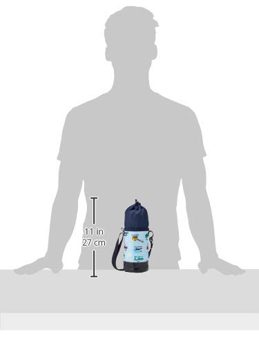 COLORFUL CANDY STYLE Water Bottle Cover for Boys and Children Case Holder Shoulder Bag Small Size Fully Open Accelerator Working Car N7305400 (Light