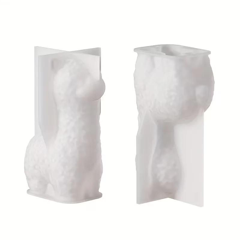 Top Quality Cute Alpaca Silicone Mold for DIY Clay Resin Handicrafts And Scented Candles Ideal for Home Decor And Holiday Gifts