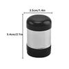 Stainless Steel 5-Hole Salt Shaker Portable Mini Seasoning Bottle With Dust Cover Small Pepper Bottle Condiment Jar Kitchen Tool
