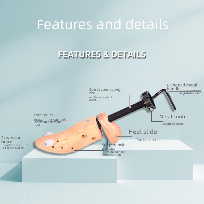 Adjustable Pine Wood Shoe Stretcher and Shaper