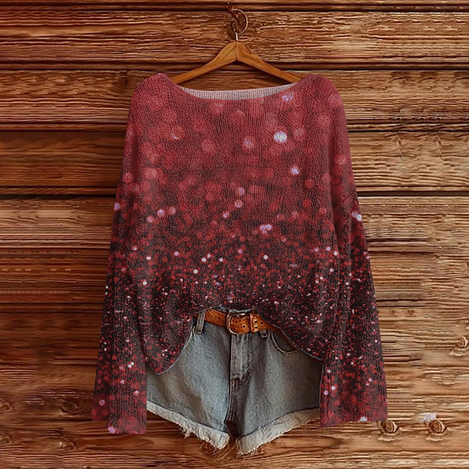 

Женский модный пуловер с круглым вырезом и длинными рукавами, вязаный топ, имитация свитера XL винный