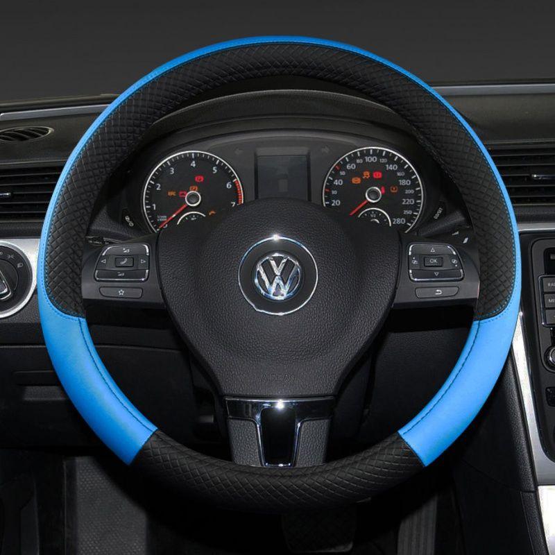 Kožený potah volantu do auta Pro Volkswagen Suiteng Langyi Maiteng Tiguan L Golf 7 Weiling Polo Santana Čtyři roční období