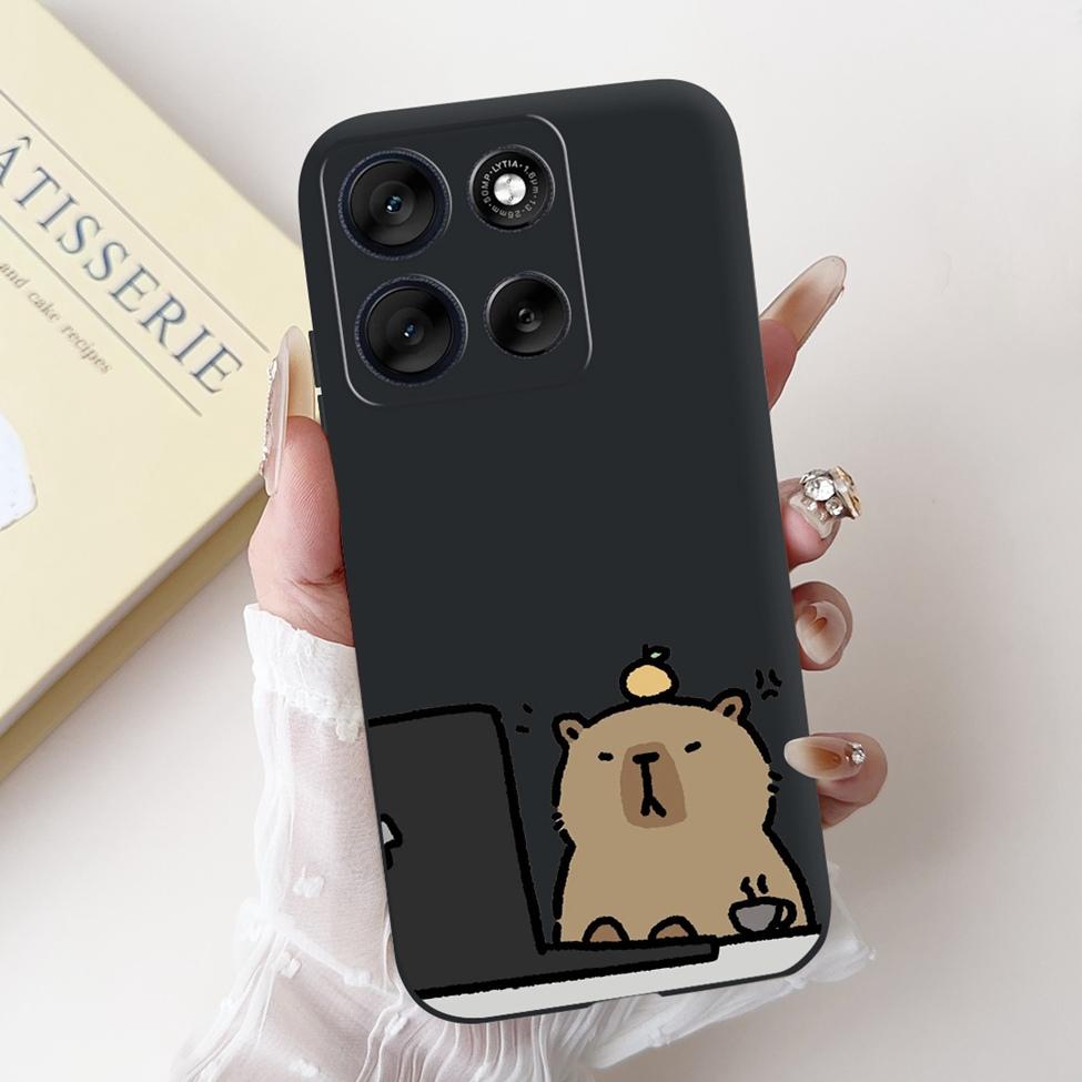 5G For Motorola Moto G56 G86 Cover For Motorola Moto G86 Case Silicone Fashion Butterfly Luxury Cute Funny Painted Back Cover