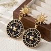 Temperament snail-shaped button earrings, light luxury and exquisite earrings.