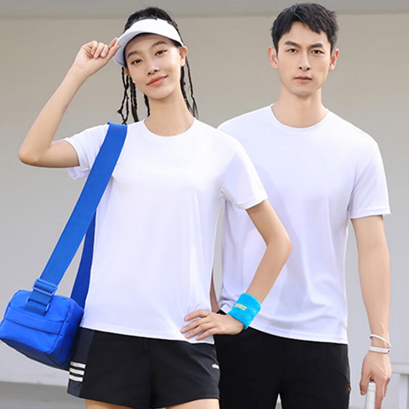 Unisex Quick-Dry Casual Round Neck T-Shirt
